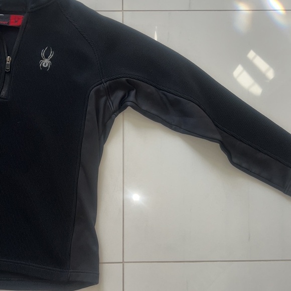Spyder Black BANDIT HALF ZIP
FLEECE JACKET Size L - Picture 4 of 6